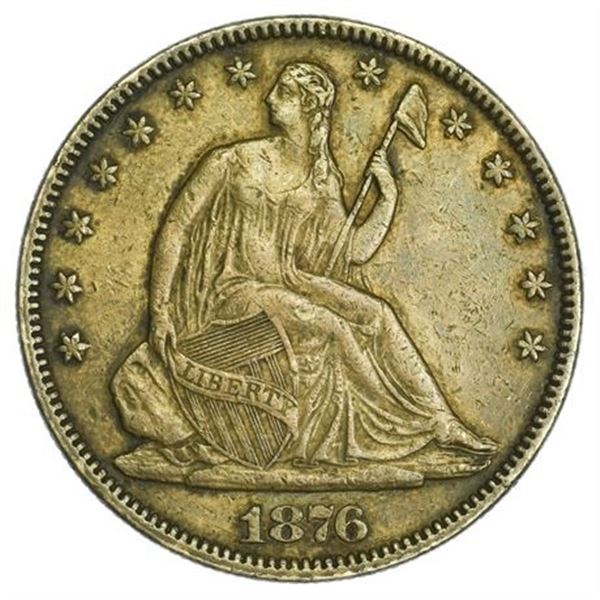 1876 Seated Liberty Half Dollar