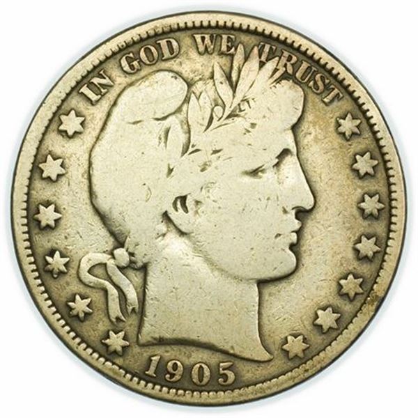 1905 Barber Half Dollar