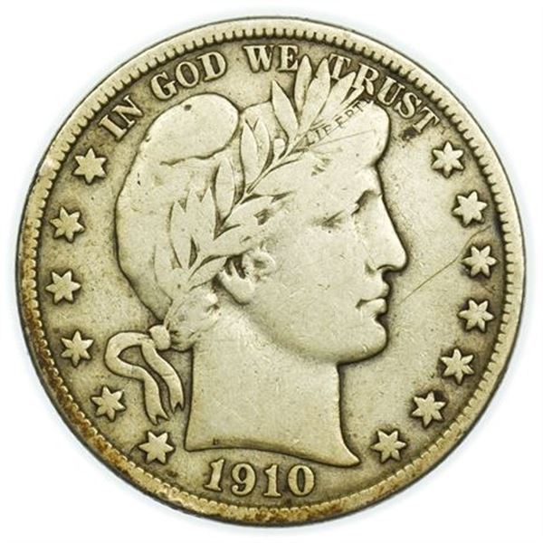 1910-S Barber Half Dollar
