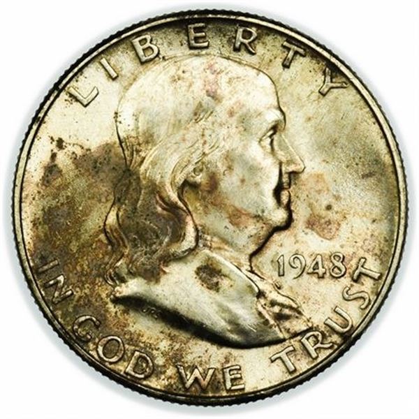 1948-D Franklin Half Dollar FBL