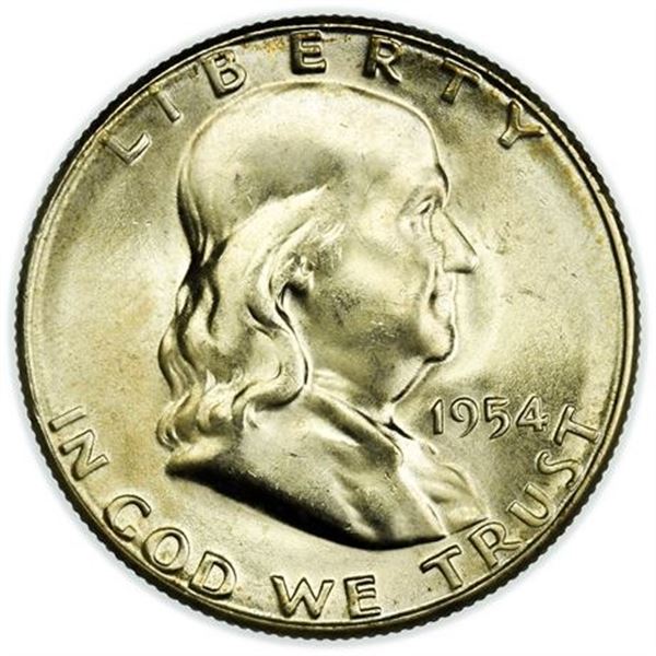 1954-S Franklin Half Dollar FBL
