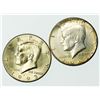Image 1 : Group of 2 Kennedy Half Dollars 1969-D and 1993