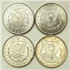 Image 2 : Group of 4 Morgan Dollars 1879-S, 1889, 1890, 1921