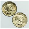 Image 1 : Group of 2 1979 Narrow and Wide Rim Susan B. Anthony Dollars