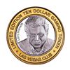 Image 1 : .999 Silver Las Vegas Club Nevada $10 Casino Limited Edition Gaming Token