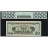 Image 2 : 2009 $20 Federal Reserve Note Fr.2096-D PCGS Choice New 64PPQ Low Serial Number