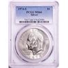 Image 1 : 1974-S $1 Eisenhower Silver Dollar Coin PCGS MS66