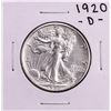 Image 1 : 1920-D Walking Liberty Half Dollar Coin