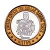 Image 1 : .999 Silver Hilton Las Vegas, Nevada $10 Casino Limited Edition Gaming Token