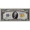 Image 1 : 1934A $10 North Africa WWII Emergency Issue Silver Certificate Note
