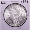 Image 1 : 1897 $1 Morgan Silver Dollar Coin