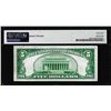Image 2 : Serial #1 - 1929 $5 Eatontown, NJ CH# 10110 National Note PMG About Uncirculated 53