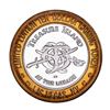Image 2 : .999 Silver Treasure Island Las Vegas, NV $10 Casino Gaming Token Limited Edition