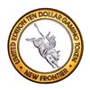 Image 1 : .999 Silver The New Frontier Las Vegas $10 Casino Limited Edition Gaming Token