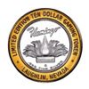Image 2 : .999 Silver Flamingo Laughlin Nevada $10 Casino Limited Edition Gaming Token
