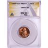 Image 1 : 1930-S Lincoln Wheat Cent Coin ANACS MS64 Red