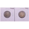 Image 1 : Lot of 1909 & 1912 Liberty V Nickel Coins