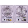 Image 2 : Lot of 2021-(S) & (W) Type 2 $1 American Silver Eagle Coins PCGS MS69 First Strike