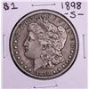 Image 1 : 1898-S $1 Morgan Silver Dollar Coin