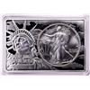 Image 1 : 1991 $1 American Silver Eagle Coin & 2oz Silver Bar Set