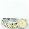Image 9 : Rolex Men's Two Tone Champagne Jubilee Index Datejust Wristwatch