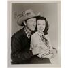 ROY ROGERS and DALE EVANS signed photo.