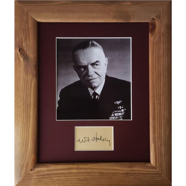 Admiral William Halsey Autograph Admiral william halsey autograph