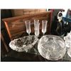 Image 2 : Assorted Crystal & Glass incl Champagne Flutes, Tumblers, Bowls & Candle Holders