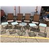 Image 1 : 4 Outdoor Chairs and 5 Small Outdoor Tables