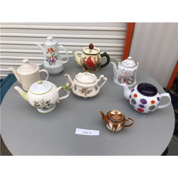 Treasure Trove Beautiful Assorted Teapots