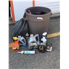 Image 1 : Assorted products: Wheel and Tire Cleaner, Acrylic Latex Caulk, Assorted Motor Oil, Assorted Paint, 