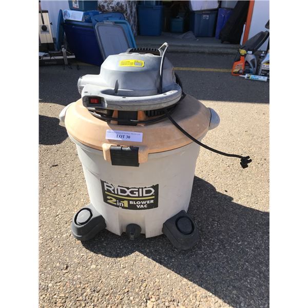 Rigid 2-1 Blower Shop Vacuum