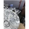 Image 3 : Princess House Fantasia Goblets,  Wine Decanter, Mugs, Wine/Martini/Shot/Brandy Glasses