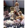 Image 5 : Assorted Dolls: Wedding, Summer, Baby with Chairs