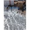 Image 2 : Assorted Crystal and Glass: Assorted Pickle Dishes, Crystal Pitcher, Coasters, Champagne Glasses, Ju