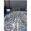 Image 4 : Assorted Crystal and Glass: Assorted Pickle Dishes, Crystal Pitcher, Coasters, Champagne Glasses, Ju