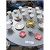 Image 1 : Beautiful Assortment of Teacups and Saucers, 2 Wildrose plates