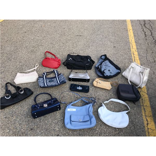 Beautiful Leather Coach Purse, Assortment of Purses and Bags Including Tommy Hilifiger, Beijo and Ro