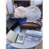 Image 1 : Kobo E-Reader, Fan, Cushions, Desk Organizer, Decorative Wall Shelf, ConAir Instant Heat Hair Roller