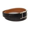 Image 2 : Hermes Black Brown Leather Api 85 Belt