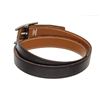 Image 4 : Hermes Black Brown Leather Api 85 Belt