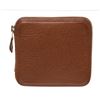 Image 1 : Hermes Brown Leather Folding Silky Wallet