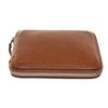 Image 4 : Hermes Brown Leather Folding Silky Wallet