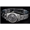 Image 5 : Rolex Ladies Stainless Steel Slate Grey 26MM Oyster Band Datejust Wristwatch