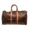 Image 1 : Louis Vuitton Brown Monogram Keepall 45cm Travel Bag
