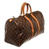 Image 2 : Louis Vuitton Brown Monogram Keepall 45cm Travel Bag