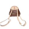 Image 3 : Louis Vuitton Damier Ebene Canvas Leather Claptop Backpack Strap