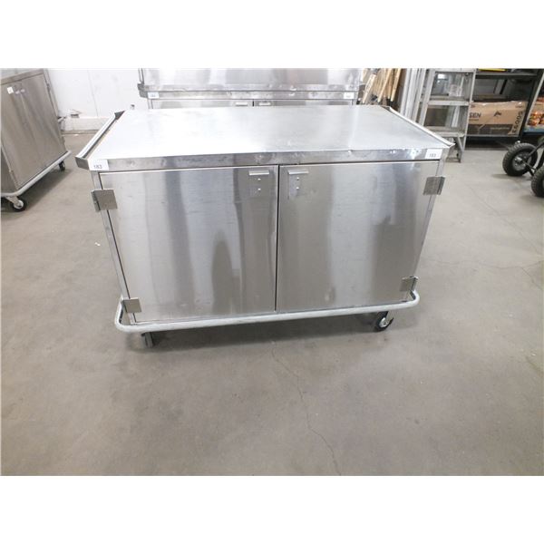 Stainless Steel Storage Cabinet On Wheels