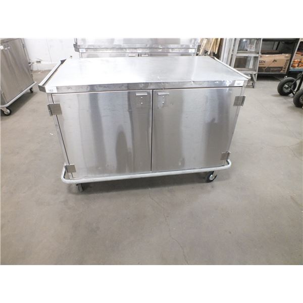 Stainless Steel Storage Cabinet On Wheels