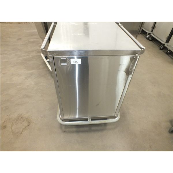 Stainless Steel Storage Cart On Wheels